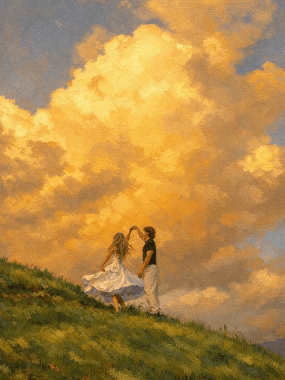 Template Nubes Doradas